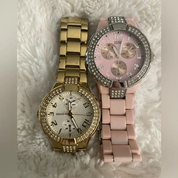 Guess | Accessories | Y2k 2 Guess Watches One Gold And One  display picture 3